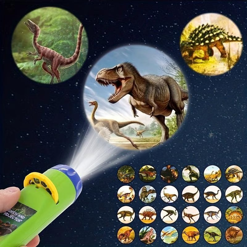 🦖 Dinosaur Projector Flashlight, Portable Dinosaur Projector Flashlight